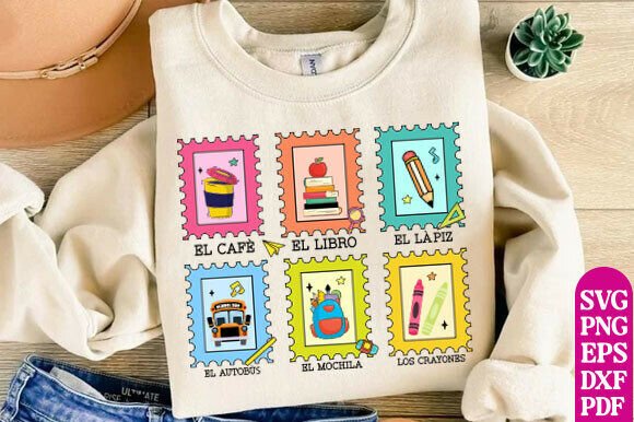 Coquette Spanish Teacher PNG: Graphics for T-Shirt Designs