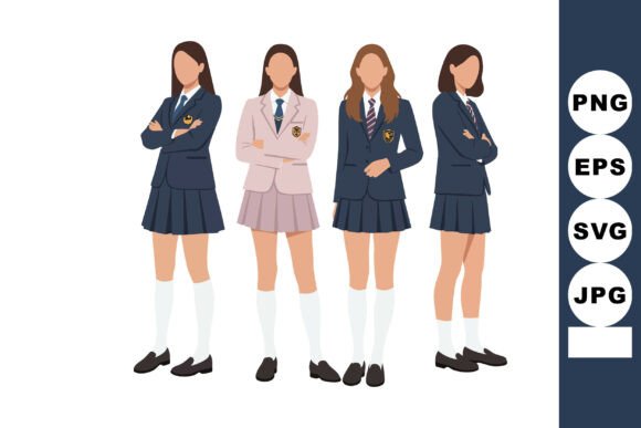 Female Student Graphics & Illustrations Review