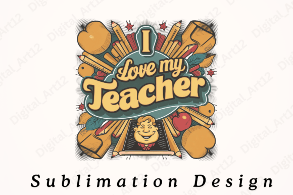 I Love My Teacher Sublimation Design: A Review