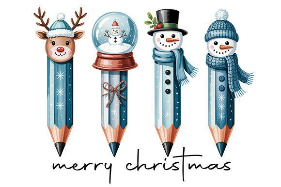 Merry Christmas Teacher Graphics for T-Shirt Designs