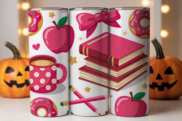Pink School Tumbler Wrap Graphics Review
