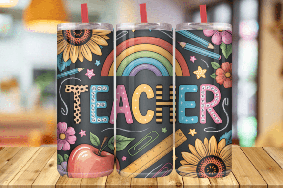 Reviewing the Retro Groovy Teacher Tumbler Wrap
