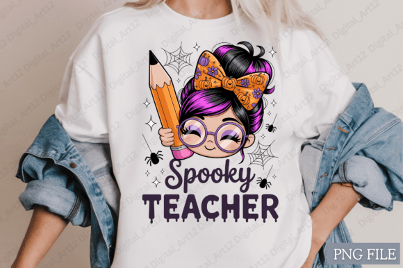 Spooky Teacher Graphics & T-Shirt Designs Review