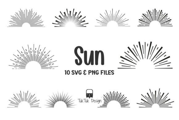 Sunburst Graphics & Illustrations for Crafters