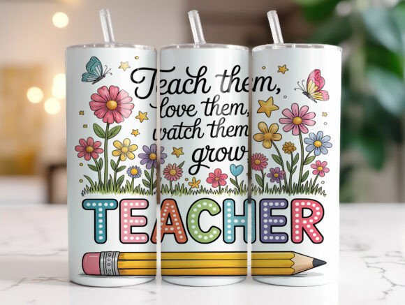Teacher Tumbler Wrap Graphics for Bloggers