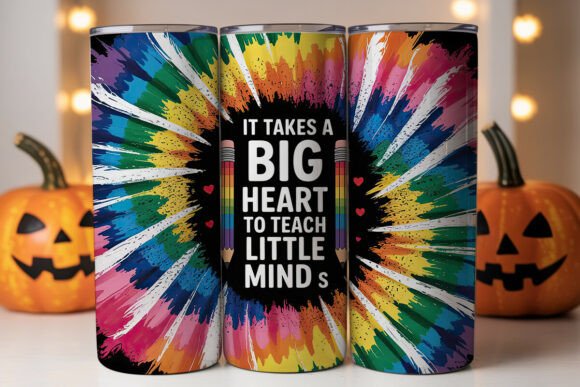 Tie-Dye Teacher Wrap: Graphics for Tumbler Wraps